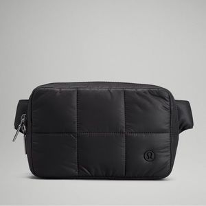 SOLD. Lululemon Quilted Grid Belt Bag in Black
